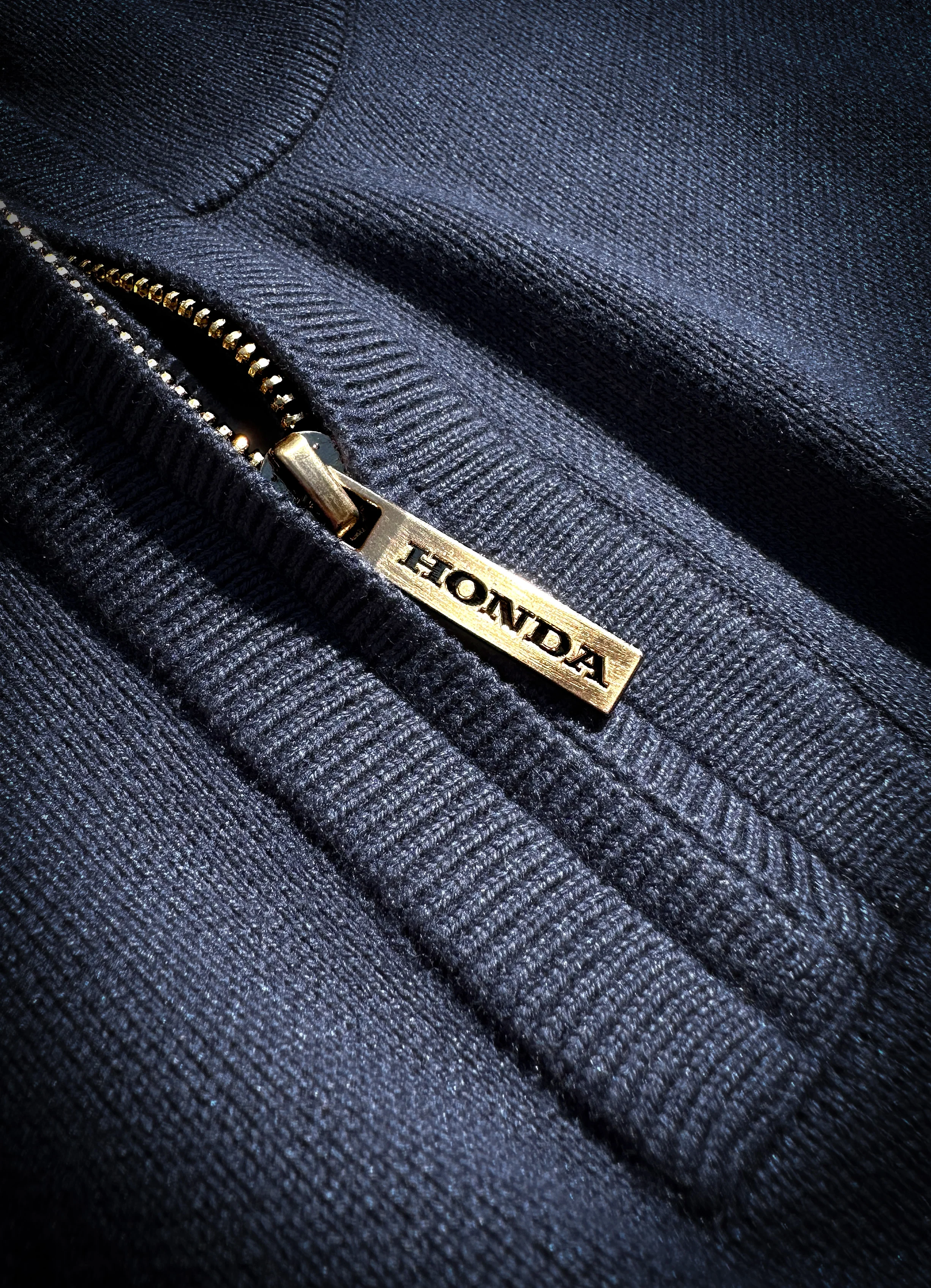 1986 Honda F1 Team 1/4-Zip Sweater (Blue) - Image 5