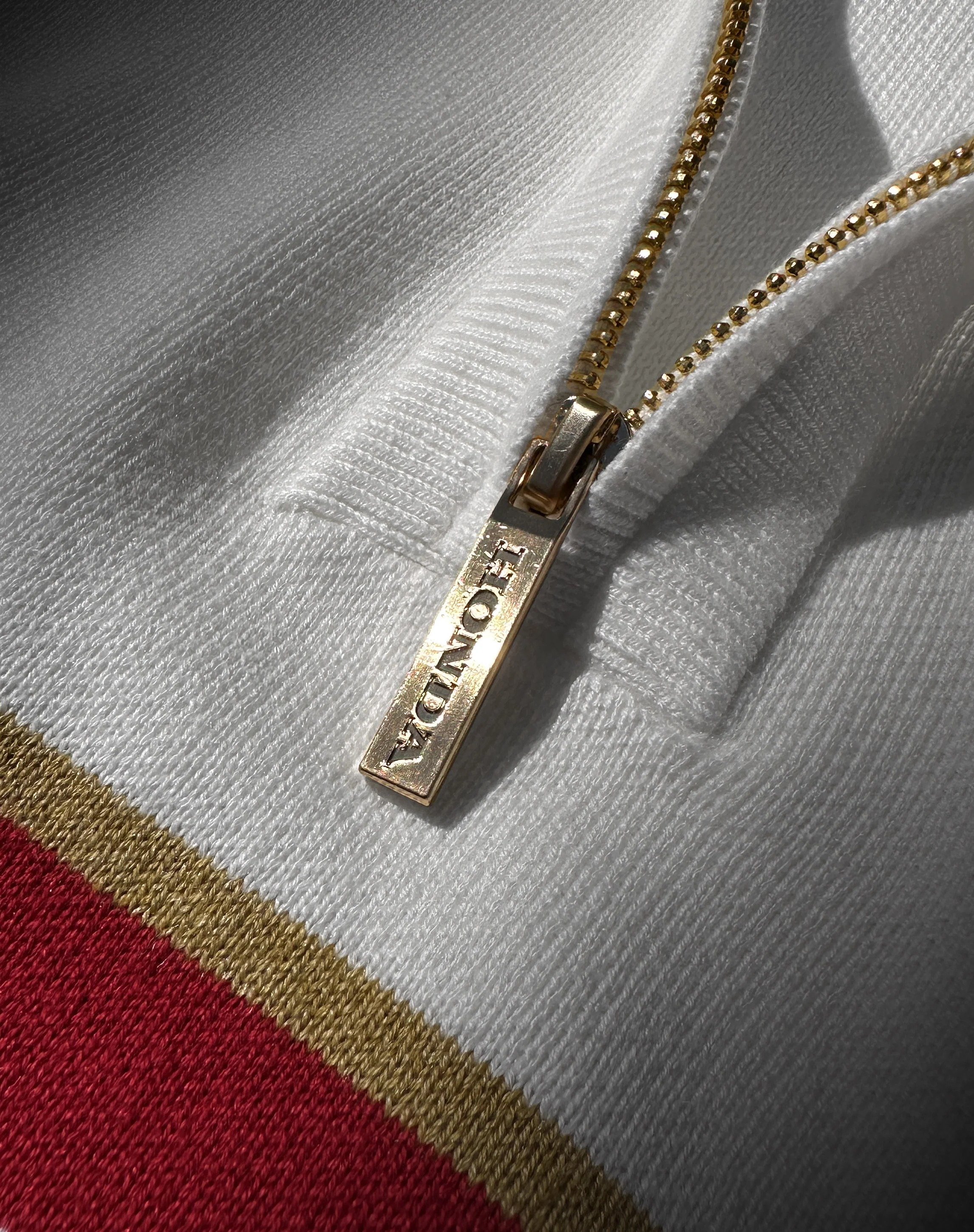 1986 Honda F1 Team 1/4-Zip Sweater (White) - Image 5