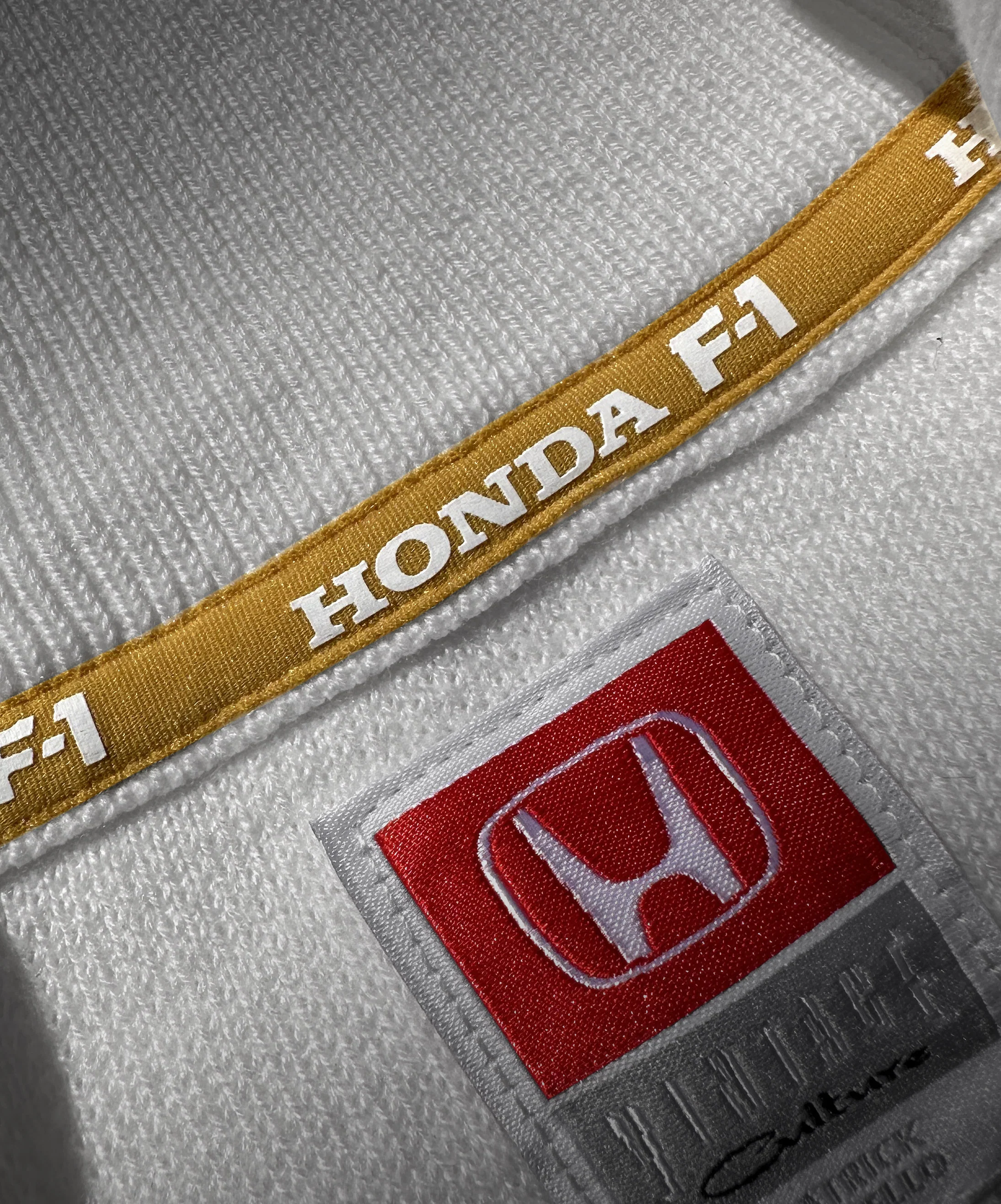 1986 Honda F1 Team 1/4-Zip Sweater (White) - Image 9