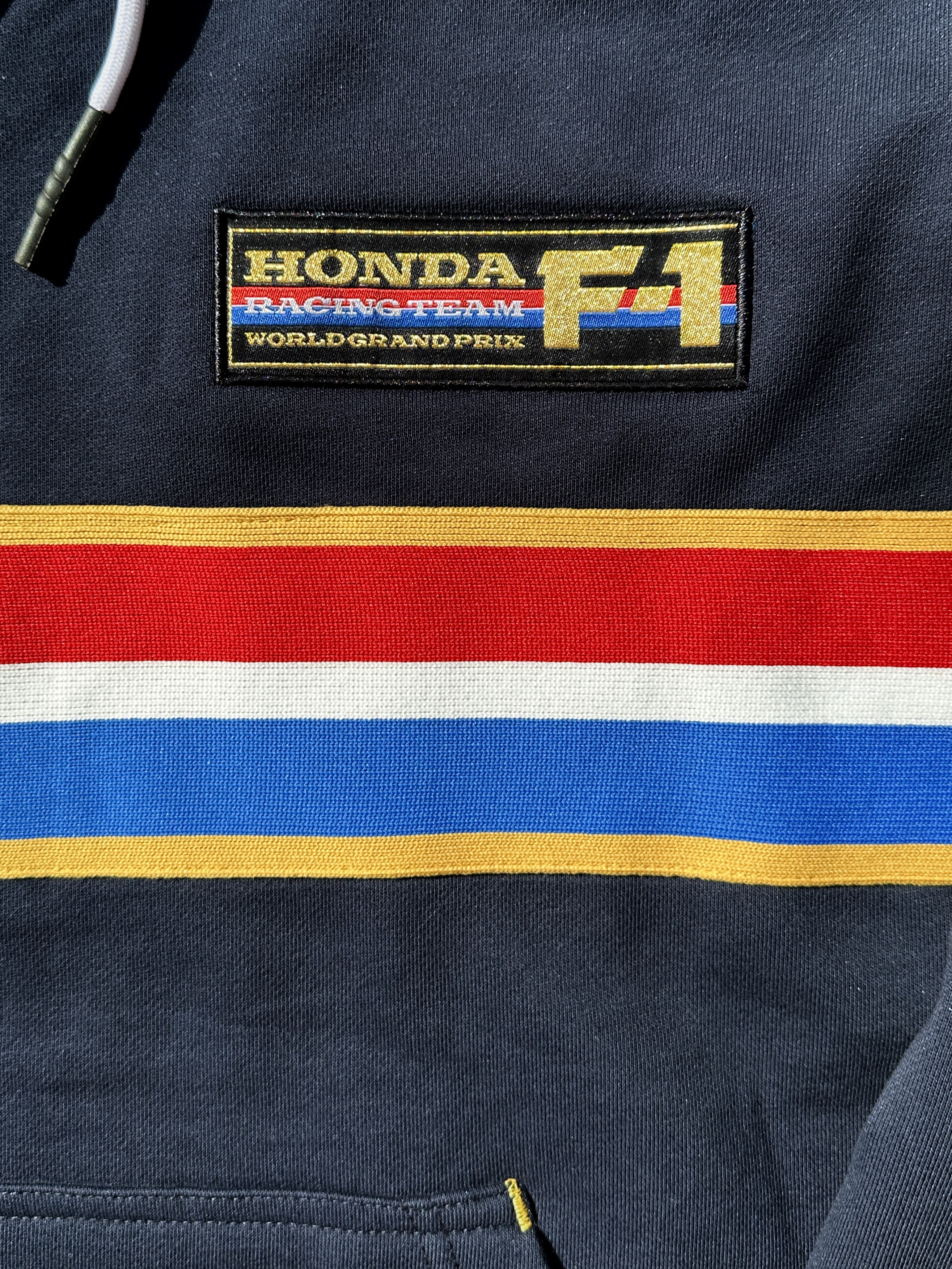 1986 Honda F1 Team Hoodie (Blue) - Image 5