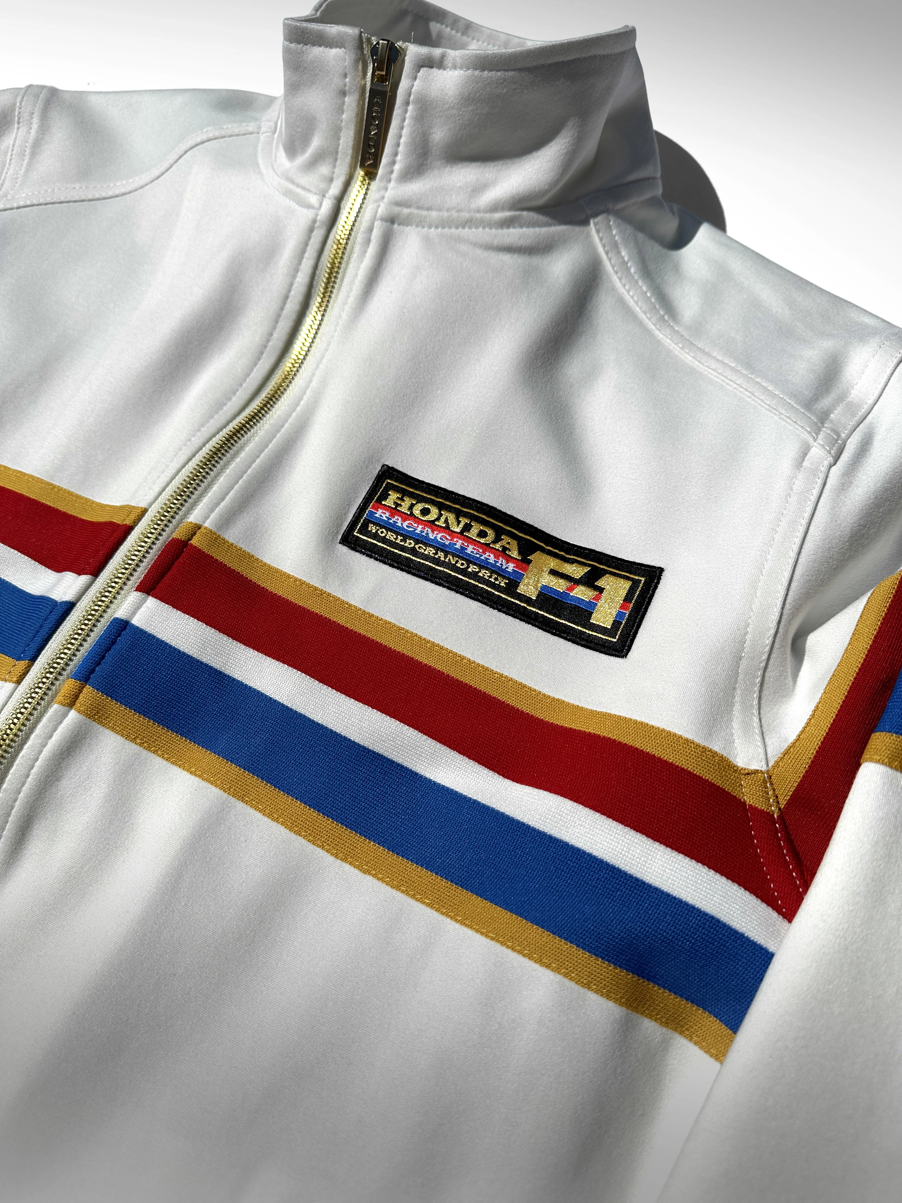 1986 Honda F1 Team Zipper Jacket (White) - Image 4